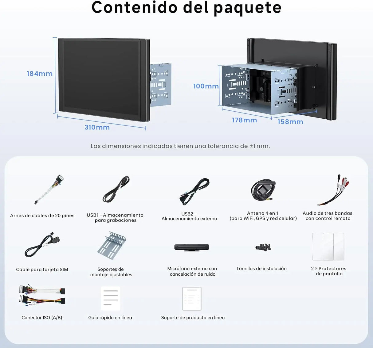 ATOTO X10G225E 12.5" 2Din Radiocasetes Coche Android QLED, 8+128 GB, CarPlay inalámbrico y Android Auto, 4G LTE, Asistente de voz AI, GPS, Micrófono dual, Bluetooth, LRV, 36B-EQ, Entrada HDMI