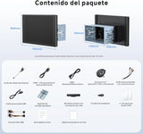 ATOTO X10G225E 12.5" 2Din Radiocasetes Coche Android QLED, 8+128 GB, CarPlay inalámbrico y Android Auto, 4G LTE, Asistente de voz AI, GPS, Micrófono dual, Bluetooth, LRV, 36B-EQ, Entrada HDMI