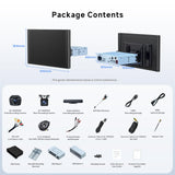 ATOTO X10G125E-R3 12.5" QLED Radio Android 1 DIN/2 DIN con 2 Cámaras de Grabación, HDMI IN, Pantalla Flexview, 8+128G, Sonido 7.1.2CH, 4G LTE, WiFi Dual, CarPlay & Android Auto inalámbricos