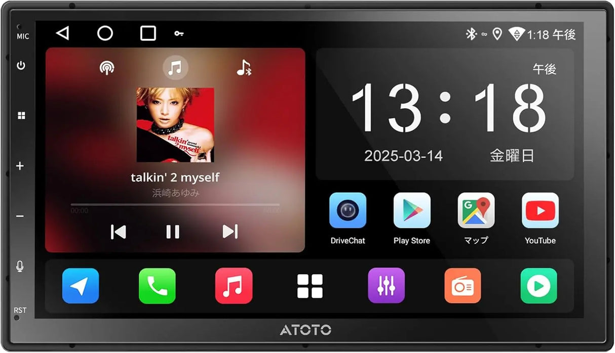 ATOTO A5 2Din ディスプレイオーディオ 9型 ドラレコ&バックカメラ付 ATOTO A5 2Din ディスプレイオーディオ 9型 ドラレコ&バックカメラ付