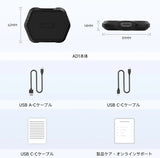 ATOTO AD1 ワイヤレスCarPlayボックスアダプター HDMI入力対応 2in1ドングル 有線CarPlay対応 プラグ＆プレイ マルチメディアハブ TV/ゲーム機/DVD/ブルーレイ Bluetooth 5.2 OTA ブラック