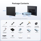14.1" QLED Single Din & Double Din Adaptive AI Android Car Stereo, 8G+128G, Flexview Display, 7.1.2 Surround Audio, 4G LTE, Dual-Band WiFi, 36B-EQ, Wireless CP & AA,ADS Protocol Compatible, X10G141E