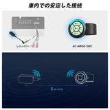 ATOTOZONE AC-44F60 腕時計スタイル多機能ワイヤレスリモコン、音声コマンドに対応した、発光キー、ABS+PC素材（-45℃から+85℃の範囲で使用可能）、簡単設置、X10のみ対応
