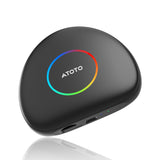 ATOTO CB6C Kabelloser CarPlay-Adapter Android 13 KI-Box, 4G LTE, 4 GB + 64 GB, TrackHU GPS &amp; DriveChat KI, Dualband-WLAN, BT 5.0, Plug &amp; Play-Smart-Box 