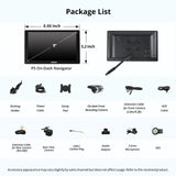 ATOTO P5 9'' Portable Car Stereo,CarPlay & Wireless Android Auto Touch Screen, Dash Cam,1080p Backup Camera,AUX/FM, SWC