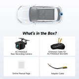 ATOTO AC-FHD02LR 1080P Backup Camera, WDR, GPS Playback, 140º Wide, IP67, Night Vision, Loop Recording, LRV, for X10 Series