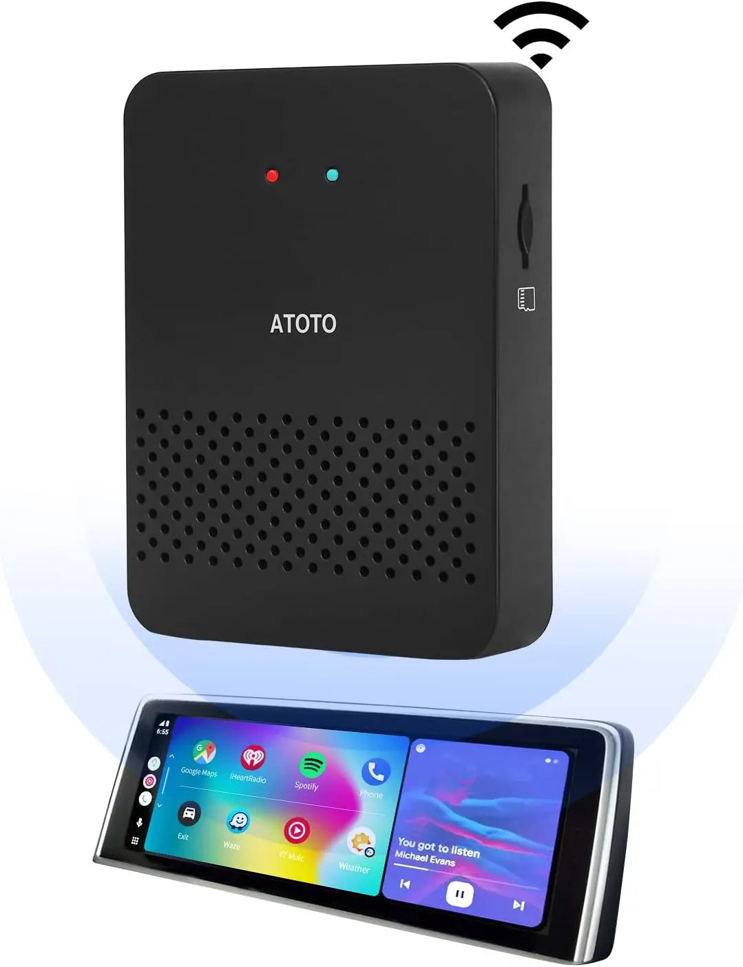 ATOTO AD3WAA-BK Wireless Android Auto Adapter