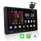 【9インチ】ATOTOZONE A5L ダブルDINカーステレオ、ワイヤレス Carplay &amp; Android Auto カーオーディオ、アンドロイドナビ、2G+32G、WiFi/BT/USBテザリング、24B-EQ、HDMI出力、MirrorLink、バックカメラ付き