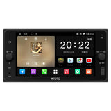 A5L 7インチ 2DIN カーナビ ワイヤレスCarPlay&Android Auto搭載 トヨタ車対応 タッチスクリーンディスプレイオーディオ Wi-Fi/BTテザリング 48バンドEQ DSP Bluetooth ミラーリンク 2G+32G FM/AUX/TF、HD LRV入力、バックカメラ