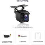 ATOTO AC-HN9RRV3 Rückfahrkamera AHD 1080p, 134° Weitwinkel, Starlight-Nachtsicht, IP67, G-Sensor, Parkmodus, Loopaufnahme, V10 Serie