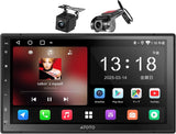 ATOTO A5LG2B7T 2DIN ディスプレイオーディオ 7インチ IPSルーチスクリーン（1280*720）、ワイヤレス＆無制限CarPlay/Android Auto対応、ダッシュ＆リバースカメラ装備、GPSトラッキング、Wi-Fi/BT/USBテザリング、内蔵24 EQ DSP、2G+32G、FM/AM