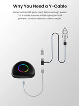 ATOTO CarWave CB6D wireless CarPlay adapter Magic Box CarPlay Video Box - Wireless CarPlay/Android Auto/Android 13 OS, 8GB+128GB, 4G LTE, WiFi, Dual Bluetooth, GPS, YouTube/Netflix Support, microSD, OTA, Black