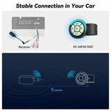 ATOTOZONE AC-44F60 Stile Cinturino Orologio Multiuso Per Volante, Supporta Comandi Vocali, Tasti Luminosi, Materiale ABS+PC, Installazione Easy, Compatibile Solo Con X10