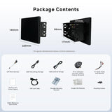 ATOTOZONE 9" Double Din Car Stereo, 8G+128G Android Head Unit, Wireless Carplay & Android Auto,4G LTE, 2 Bluetooth, 7.1.2 Ch Audio,FLAC, Hi-Volt RCA, 36B-EQ, HDMI in, ADS Protocol Compatible,X10G209E