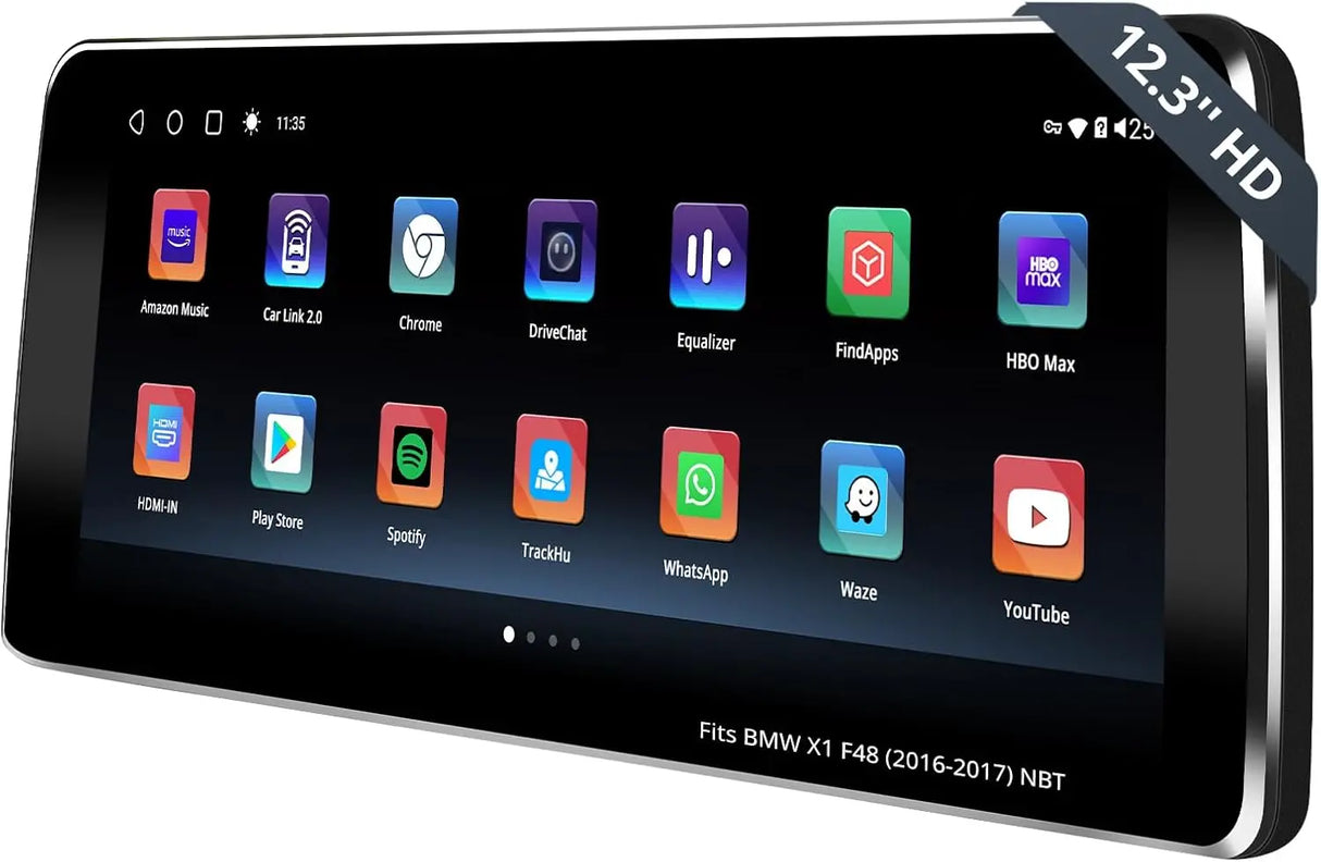 ATOTO S8BMX1512B8PN 12.3" BMW Compatible Car Stereo, Wireless CarPlay & Android Auto, Fits X1 Series F48 2016-2017 NBT System, GPS Tracking, AI DriveChat, Dual Bluetooth, 4G LTE, Retains Original Functions
