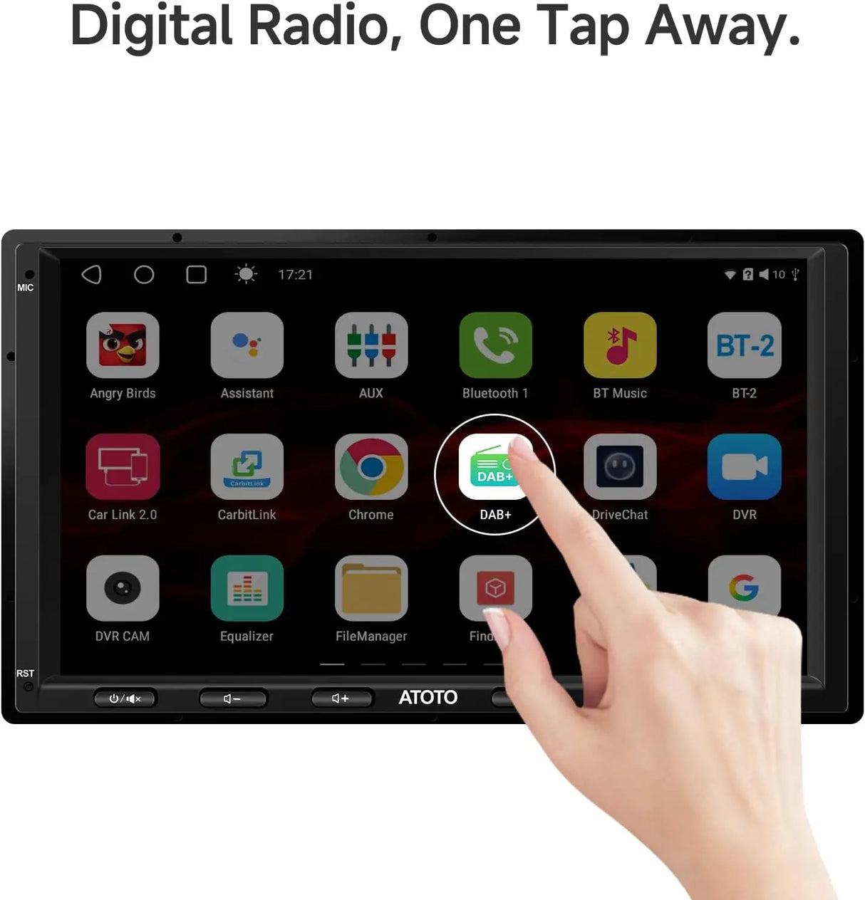 ATOTO AC-4475 USB DAB+ Radio Receiver - Specified for ATOTO A5/A6/S8 Series