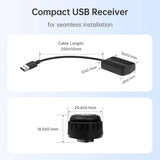 ATOTO AC-UTP1 USB TPMS Sensori Pressione Pneumatici Esterni, Compatibile con ATOTO A5/A6/S8/P9/X10