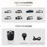 ATOTO AC-CG2M3CB, P9 Universal Car Cigarette Lighter - 12V/24V Compatible, Easy Install, Durable Design