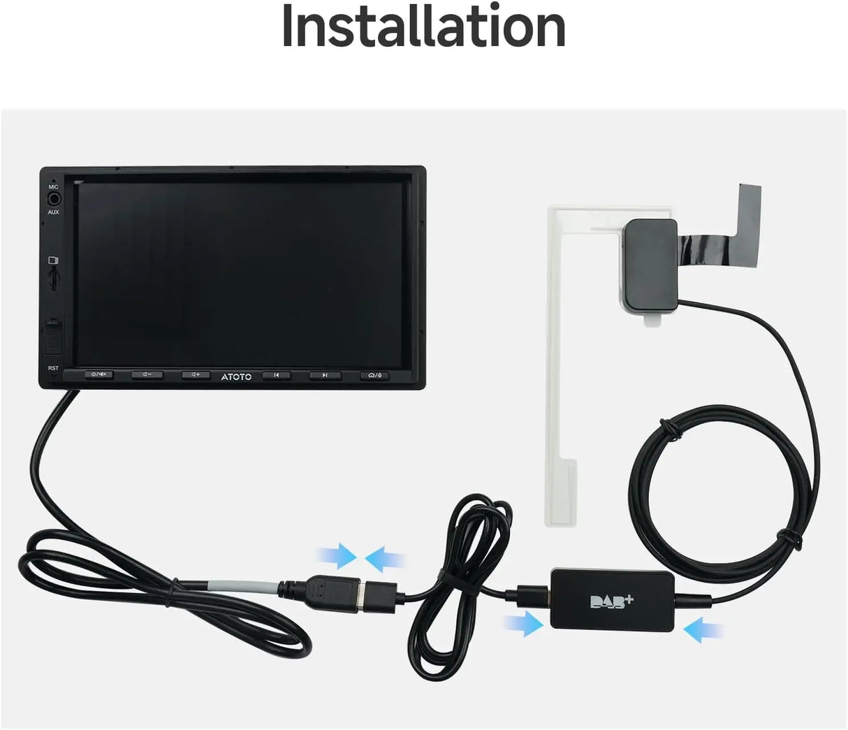 ATOTO AC-4475 DAB+ Radio Receiver for ATOTO A5/A6/S8 Series Car Stereos