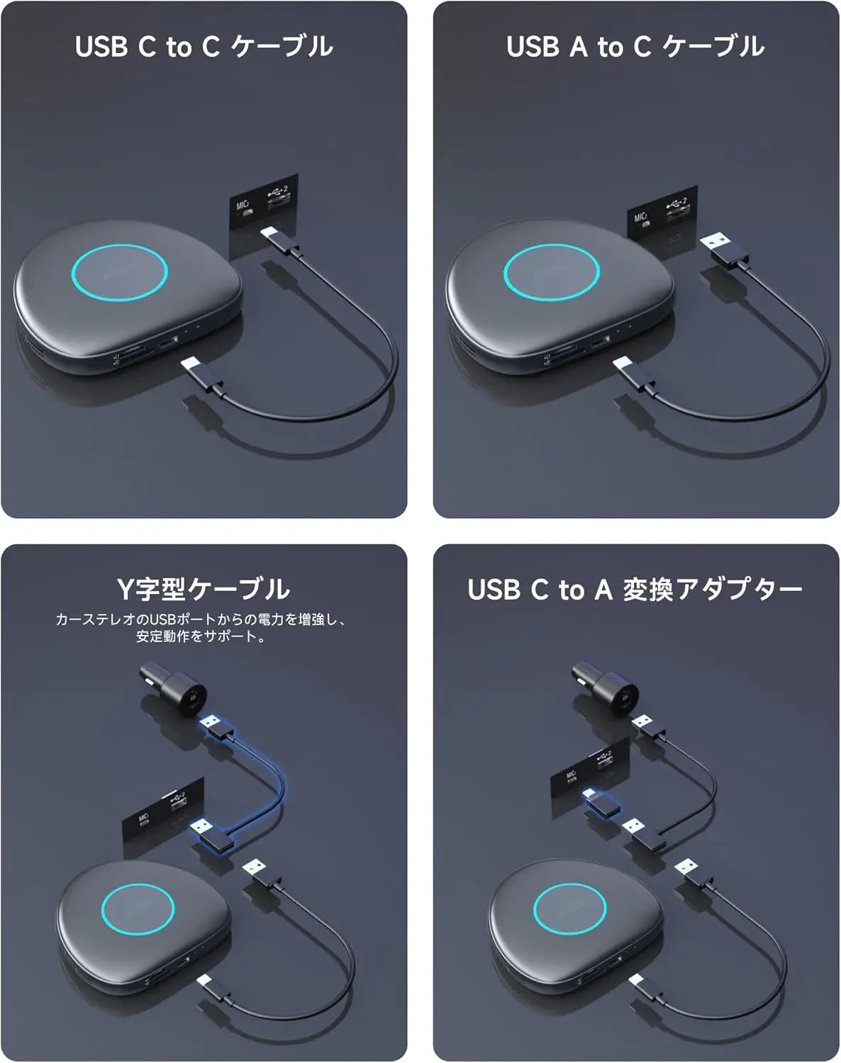 ATOTO CarWave CB6C カー用ワイヤレスアダプター CarPlay&Android Aut ATOTO CarWave CB6C カー用ワイヤレスアダプター CarPlay&Android Aut