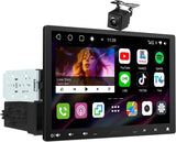 ATOTO S8G1104MS 10" Single Din & Double Din Car Stereo with Backup Camera, Floating QLED Screen, Wireless CarPlay & Android Auto, 4+32G, 4G LTE, ChatGPT-Powered AI Voice Control & Android Radio