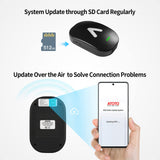 ATOTO AD6 Wireless Android Auto Adapter, Konvertieren von kabelgebundenem in kabelloses Android Auto für Werks- oder Aftermarket-Radio, kompatibel mit VW/Ram Pick-up/Subaru/Benz, Online-Update 