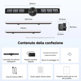 ATOTO AC-44F20 Wireless Car Stereo Remote Control with Backlit Keys, Flexible Mounting & Customizable Button, Compatible with A6, A5L, S8 (Except S8 PN), X10, V10 and Other SWC-Learning Models