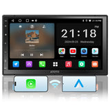 ATOTOZONE Autoradio 2 Din Android avec GPS Navi, CarPlay&Android Auto sans Fil, WiFi/Bluetooth/USB, Radio Voiture écran Tactile 7 Pouces avec 24B EQ&DSP, FM/AM/RDS, HD LRV, A5LG2B7T