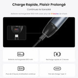 ATOTO AC-MICW2 Kit microphone sans fil – Deux micros karaoké rechargeables avec récepteur, faible latence, portée 15 m, autonomie 6h, compatible avec autoradios série V10