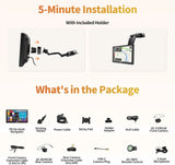 ATOTO P8 7 インチ GPS 自動 – Telecamere Doppie フル HD、Telecomando、QLED タッチスクリーン、CarPlay e Android Auto Senza Fili、Luminosità Adattiva WDR、Schermo per Auto