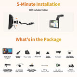 ATOTO P8 7" GPS für Auto – Doppelte Full-HD-Kamera, Fernbedienung, QLED-Touchscreen, CarPlay und Android Auto ohne Kabel, Adattative WDR-Leuchte, Auto-Schirm