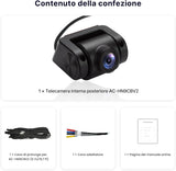 ATOTO AC-HN9CBV2 Telecamera Interna AHD 1080p, Frontale, 135° Grandangolo, Visione Notturna Starlight, Loop Recording, Modo Parcheggio, Solo Serie V10