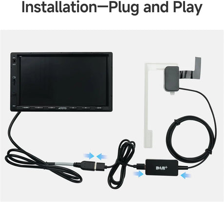 ATOTO AC-4475 USB DAB+ Radio Receiver - Specified for ATOTO A5/A6/S8 Series