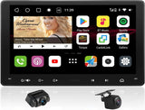 ATOTO S8G2094MS 9" 2 Din Radio coche Android con cámaras frontal y trasera 1080P, pantalla QLED táctil, CarPlay/Android Auto inalámbricos, 4G, Wi-Fi, BT, USB, DSP, AMP, SUB, GPS, AI