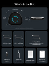 ATOTO AD3 Wireless CarPlay Adapter, 2-in-1 CarPlay/Android Auto Box, Plug & Play, Compatible with Original Car Models After 2016 with Wired CarPlay, 2024 Upgrade