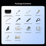 ATOTOEXCEL A6PF Android Double DIN Car Stereo, Wireless CarPlay&Android Auto, 8 Core 2G+32G Touchscreen Radio, WiFi/BT/USB Tethering, Dual BT, AI DriveChat, 36 band EQ, DSP, OBD2 Scanner, A6G209PF-S04