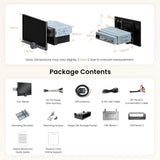 ATOTOOUT Single/Double Din Car Stereo - 10.1" QLED Floating Touchscreen w/Button, Wireless CarPlay/Android Auto, Wi-Fi/Bluetooth/USB Tethering, AI/DSP/RCA/GPS/Dual-HDMI, Spilt-screen/MirrorLink,2G+32G