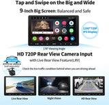 [9 ポロチ] ATOTO A6 PF Doppio DIN Android Autoradio、Senza Fili CarPlay e Android Auto、ディスプレイ IPS、Doppio BT、インターネット接続 WiFi/BT/USB、HD LRV、2G+32G、A6G209PF