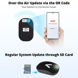 ATOTO AD6 Wired to Wireless CarPlay/Android Auto Adapter with AI Voice, OBD Support, GPS Tracking, 4GB+64GB Storage, Bluetooth