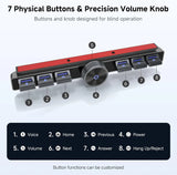 ATOTO AC-44F20 Wireless Car Stereo Remote Control with Backlit Keys, Flexible Mounting & Customizable Button, Compatible with A6, A5L, S8 (Except S8 PN), X10, V10 and Other SWC-Learning Models
