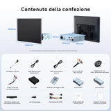 ATOTO X10G141E 14.1" QLED Android 1 & 2 DIN Car Stereo, 8GB+128GB, Flexview Screen, 7.1.2 CH Audio, Wireless CarPlay & Android Auto, 4G LTE, Dual-Band Wi-Fi, 36-B EQ, HDMI IN