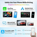 [9 ポロチ] ATOTO A6 PF Doppio DIN Android Autoradio、Senza Fili CarPlay e Android Auto、ディスプレイ IPS、Doppio BT、インターネット接続 WiFi/BT/USB、HD LRV、2G+32G、A6G209PF