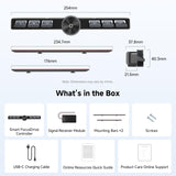 ATOTOZONE AC-44F20 Telecomando Wireless a Tasti Retroilluminati, Installazione Flessibile, Pulsante Personalizzabile, per A6, A5L, S8 (escluso S8 PN), X10, V10 e Altre Marche Compatibili SWC Learning
