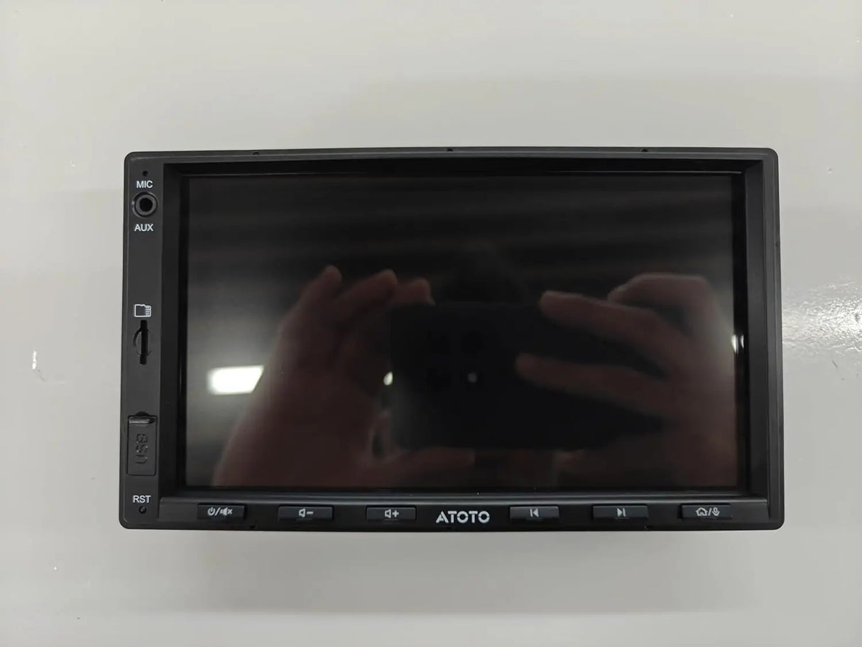 ATOTO A5LG2A7T 7" Android Double Din Car Stereo with Front DVR Cam, Touchscreen, Wireless 24-Band EQ, WiFi/BT/USB Tethering, FM/AM, 2+32G
