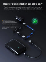 ATOTO CB4B Adaptateur CarPlay sans Fil – Double WiFi, Double Bluetooth, Carte TF 128Go, 4Go+32Go, AI Box Android avec DriveChat, Netflix/YouTube, Noir