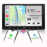 ATOTO F7G209WE 9" Double Din Car Stereo with Touchscreen, Wireless CarPlay & Android Auto, Bluetooth, FM/AM/RDS Radio, Phone Mirror Link, Voice Control, HD Rearview, GPS Navigation