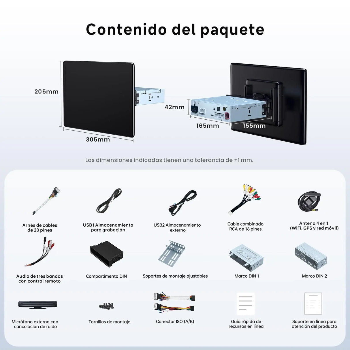 ATOTO X10G129E 12,9" Autoradio 1 Din con Schermo Flottante QLED, Navigatore Integrato, CarPlay & Android Auto Senza Fili, 8+128GB, 4G LTE, Doppio Telefono, Doppio Bluetooth, GPS Tracking e Assistente Vocale AI