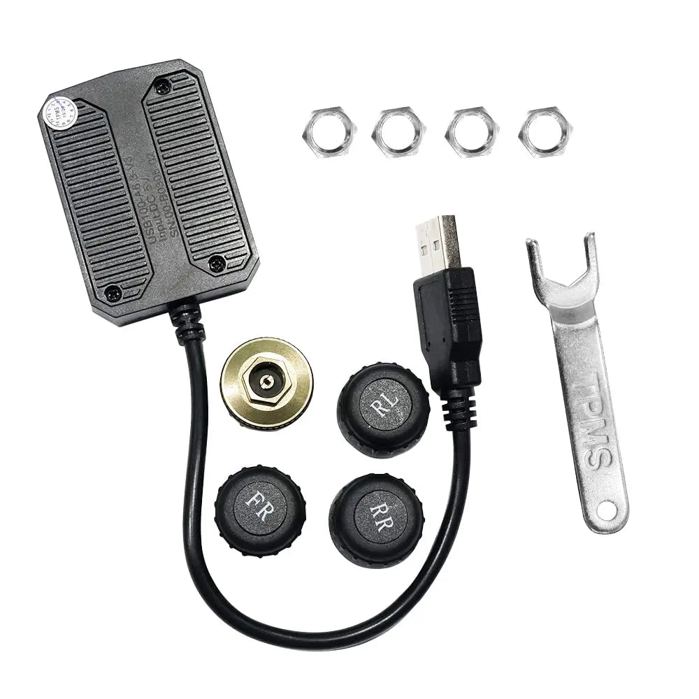 ATOTO AC-UTP1 USB TPMS Tire Pressure Monitoring Sensors for A5, A6, S8, X10, P9 Android Car Stereo Models (External Sensors)
