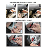 ATOTO AC-UTP1 USB TPMSタイヤ空気圧モニター（外部センサー）対応 A5&amp;A6&amp;S8&amp;P9&amp;X10 Androidカーステレオ専用