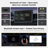 ATOTO A7G211PKL 10" QLED Double DIN Car Stereo, 4GB+64GB, Wireless Apple CarPlay & Android Auto, 4G LTE, DSP, 8-Band EQ, RCA Outputs, Built-in Amp, Subwoofer Support, Wi-Fi, Bluetooth, USB, AI & OTA